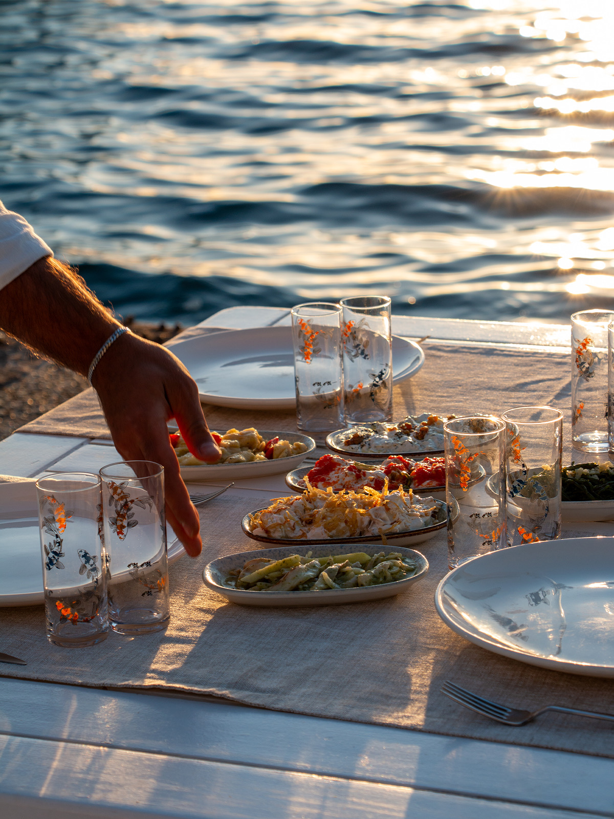 Seyfi Balık meze sofrası